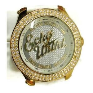 Marc Ecko Unltd Times Square NY White Band E16075G1 Watch Analog Quartz New Batt